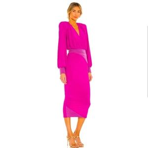 Zhivago Lover Man Dress in Berry